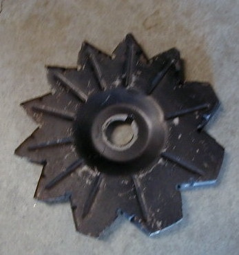 Alternator Fan Used Original, 64-67